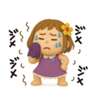 はな子✿3Dちびドールver.（梅雨〜夏）（個別スタンプ：40）