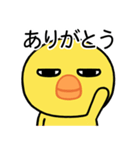 よく使う目の大きなヒヨコの生活（個別スタンプ：3）