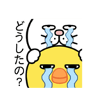 よく使う目の大きなヒヨコの生活（個別スタンプ：12）