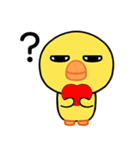 よく使う目の大きなヒヨコの生活（個別スタンプ：22）