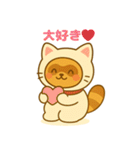 にゃんたぬ 癒しのゆるかわキグルミ猫（個別スタンプ：38）