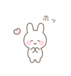 うさぎのシンプルな感情を伝えるスタンプ（個別スタンプ：16）