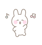 うさぎのシンプルな感情を伝えるスタンプ（個別スタンプ：23）