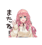 がんばりすぎ女子のほっこり休憩♡（個別スタンプ：22）