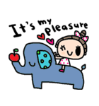 nenerin日常会話スタンプ277英語気遣い（個別スタンプ：4）