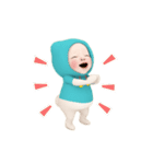 【夏】クマタオル【敬語】（個別スタンプ：8）
