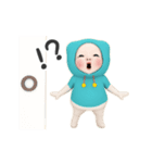 【夏】クマタオル【敬語】（個別スタンプ：15）
