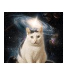 飛び出す！宇宙猫（個別スタンプ：1）