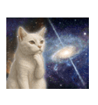 飛び出す！宇宙猫（個別スタンプ：3）