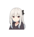 白髪ちゃん.（個別スタンプ：1）