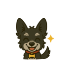 MIX犬チョコの日常リアクションスタンプ（個別スタンプ：1）