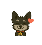 MIX犬チョコの日常リアクションスタンプ（個別スタンプ：2）