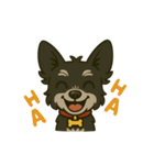 MIX犬チョコの日常リアクションスタンプ（個別スタンプ：3）