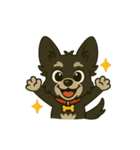 MIX犬チョコの日常リアクションスタンプ（個別スタンプ：4）