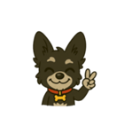 MIX犬チョコの日常リアクションスタンプ（個別スタンプ：5）