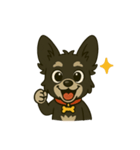 MIX犬チョコの日常リアクションスタンプ（個別スタンプ：7）