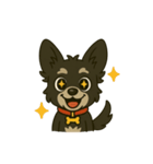 MIX犬チョコの日常リアクションスタンプ（個別スタンプ：8）