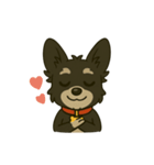 MIX犬チョコの日常リアクションスタンプ（個別スタンプ：9）