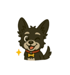 MIX犬チョコの日常リアクションスタンプ（個別スタンプ：18）