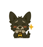MIX犬チョコの日常リアクションスタンプ（個別スタンプ：24）