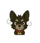 MIX犬チョコの日常リアクションスタンプ（個別スタンプ：30）