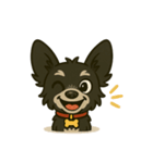 MIX犬チョコの日常リアクションスタンプ（個別スタンプ：40）