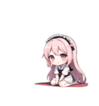 ほんわか和風メイド（個別スタンプ：33）