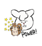 もちゃっぷ シマリス＆アンゴラウサギ（個別スタンプ：9）