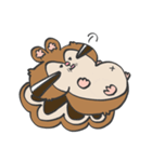 もちゃっぷ シマリス＆アンゴラウサギ（個別スタンプ：11）