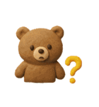 【日常会話】森の動物 クレイver（個別スタンプ：40）
