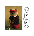 面白にゃんこ（ゴルフ）（個別スタンプ：3）