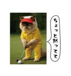 面白にゃんこ（ゴルフ）（個別スタンプ：6）