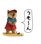面白にゃんこ（ゴルフ）（個別スタンプ：25）