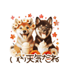 良く使う言葉の柴犬とスイーツ☆。.:＊・゜（個別スタンプ：7）