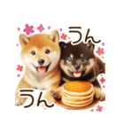 良く使う言葉の柴犬とスイーツ☆。.:＊・゜（個別スタンプ：18）
