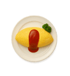 [テキスト無し]今日の献立【洋食】（個別スタンプ：16）