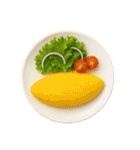 [テキスト無し]今日の献立【洋食】（個別スタンプ：36）