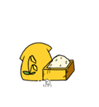 お米大好き〜おこめちゃん主役〜（個別スタンプ：14）