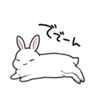 しろうさちゃんの日常スタンプ（個別スタンプ：11）