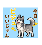 毎日使えるハスキーの気持ち伝えるスタンプ（個別スタンプ：2）