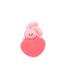 Pinkは耳で気持ちを語るよ（個別スタンプ：10）