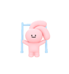 Pinkは耳で気持ちを語るよ（個別スタンプ：19）