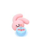 Pinkは耳で気持ちを語るよ（個別スタンプ：24）