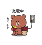 とにかくやる気が出ないくまさんのスタンプ（個別スタンプ：23）