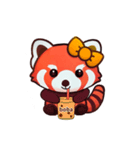 ハロー レッサーパンダ（個別スタンプ：1）
