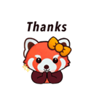 ハロー レッサーパンダ（個別スタンプ：3）