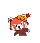 ハロー レッサーパンダ（個別スタンプ：4）
