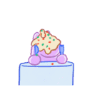 Emogoo : 大丈夫…ちょっとだけね（個別スタンプ：17）