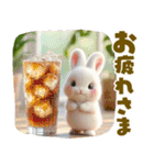 ちっちゃいうさぎさんの初夏♡涼やか日常（個別スタンプ：36）