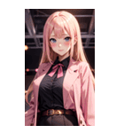 オフィスの可愛い女の子の写真（個別スタンプ：13）